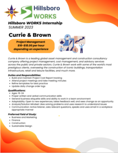 Currie & Brown job description
