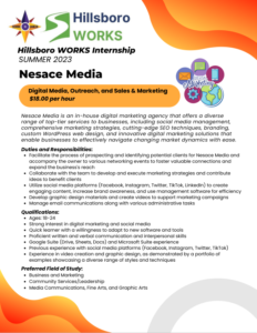 Nesace Media - Digital Media, Outreach, and Sales & Marketing job description