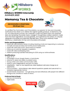 Mamancy Tea - WORKS  job description
